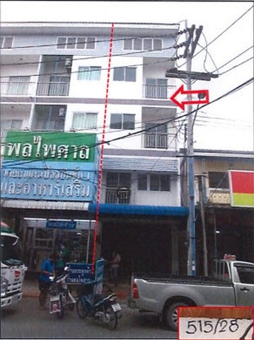 ขายอาคารพาณิชย์ 4 ชั้น ขายตามสภาพมือสอง ตำบลหนองขาม อำเภอศรีราชา ชลบุรี