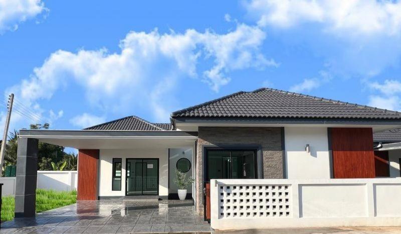 โซนสันกำแพง ขาย 2.99 ล้าน 60 ตรว. #บ้านสร้างใหม่ #บวกค้าง บ้านเดี่ยว #สไตล์โมเดิร์น-ปั้นหยา บ้านสมาร์ทโฮม เพื่อชีวิตสะดวกสบาย เพียงปลายนิ้ว