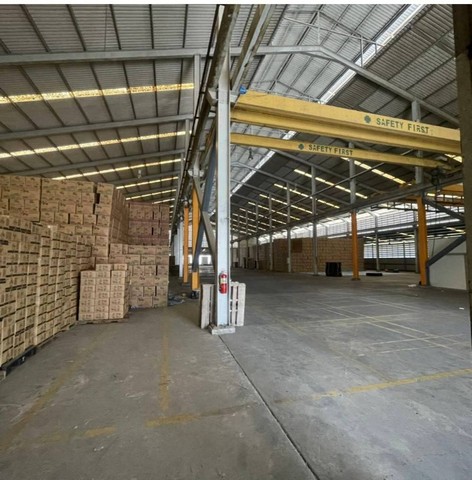 ให้เช่าโรงงานคลังสินค้าบางพลีสมุทรปราการ พื้นที่ใช้สอยประมาณ 3,700 ตร.ม  ผังเหลือง