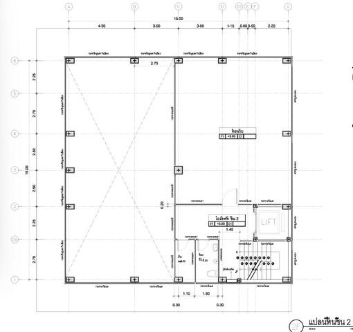 ขายสำนักงาน 5 ชั้น มีลิฟท์โดยสาร และลิฟท์จอดรถ ย่านพระราม 9 ใกล้ห้างเดอะไนน์ ( สร้างใหม่ )