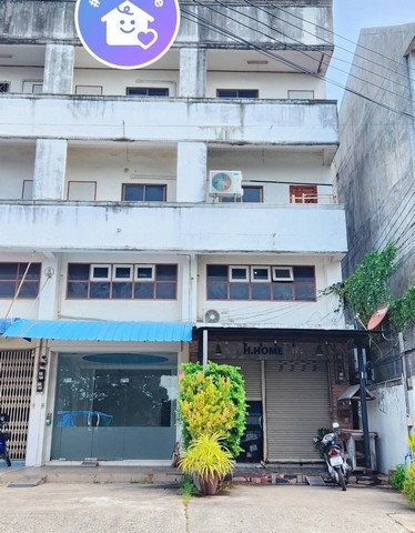 ขายอาคารพาณิชย์ 3 ชั้นครึ่ง พร้อมผู้เช่า ติดถนนยมจินดา อำเภอเมือง จังหวัดระยอง