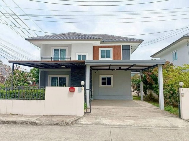 บ้านเดี่ยว 2 ชั้น แปลงมุม บ้านพร้อมเข้าอยู่ โครงการ ธนกฤษ ท่ารั้ว 