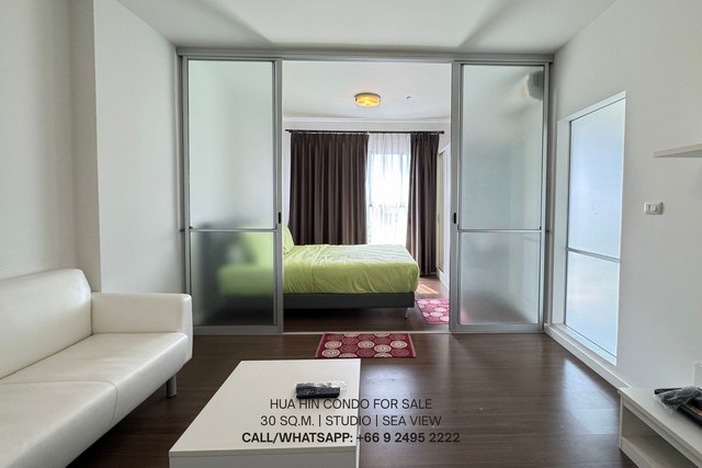 ขายคอนโดบ้านเคียงฟ้า หัวหิน - สตูดิโอวิวทะเล For Sale Baan Kiang Fah Condo Hua Hin - Sea View Studio