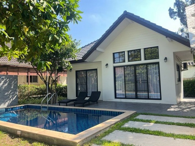 ขายต่ำกว่าราคา พูลวิลล่าชั้นเดียว บรรยายกาศร่มรื่น โซนวังตาล หางดง 