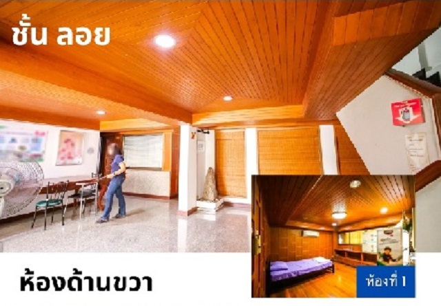 MRT ศรีนุช 1.1 กม. โรบินสัน ศรีนครินทร์ 700ม. ให้เช่าอาคารสำนักงาน 4 ชั้น 5 คูหา 199ตร.วา.1,859ตร.ม. 11นอน 7น้ำ