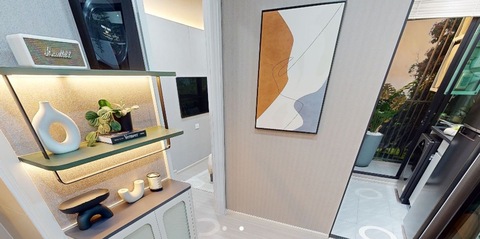 ขายดาวน์คอนโด ศุภาลัย เซนส์ ศรีนครินทร์ ชั้น 2  ขายถูกกว่าโครงการ