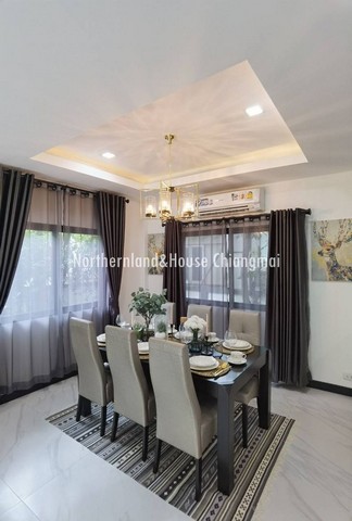 ให้เช่าบ้านเดี่ยว 2 ชั้น รับสัตว์เลี้ยง โครงการแลนด์แอนด์เฮ้าส์ สันทราย