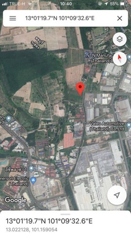 ขายที่ดินติดนิคมอีสเทิร์นซีบอร์ด หลังตลาดลุงอ้วน อำเภอศรีราชา จังหวัดชลบุรี เนื้อที่ 5 ไร่