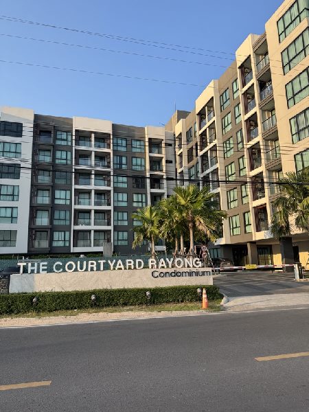 ขายคอนโดหรูติดทะเล เดอะคอร์ทยาร์ด ระยอง 1 ห้องนอน 1ห้องน้ำ 30 ตรม. ชั้น 2 ติดตรงข้ามหาดแสงจันทร์ อ.เมือง จ. ระยอง 