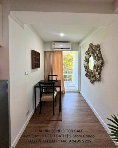 ขายคอนโดหัวหิน 2 ชั้น สวยพร้อมอยู่ วิวสวย ใกล้ทะเล (FOR SALE 2-Story Condo in Hua Hin Ready to Move In Near Beach)