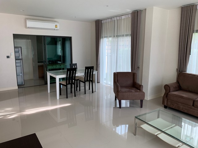 ให้เช่าบ้านเดี่ยว  ซ.ประชาร่วมใจ ถ.กรุงเทพกรีฑา 7 โครงการเศรษฐสิริ กรุงเทพกรีฑา1 เฟอร์นิเจอร์ครบ