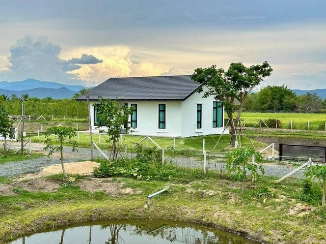 บ้านเดี่ยว สไตล์บ้านสวน เพลิดเพลินไปกับธรรมชาติ สันกำแพง 