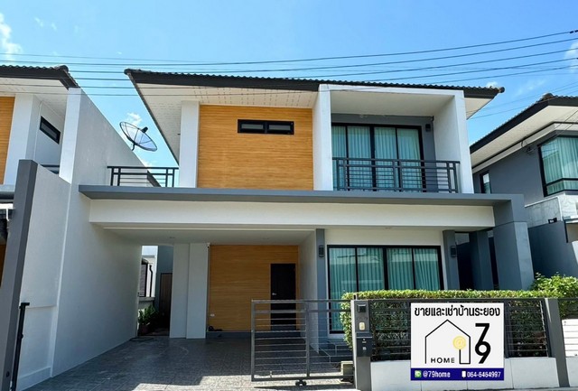 ให้เช่าบ้านเดี่ยว 2 ชั้น 4ห้องนอน ชากใหญ่ ระยอง ไม่มีเฟอร์นิเจอร์ มีแอร์ 