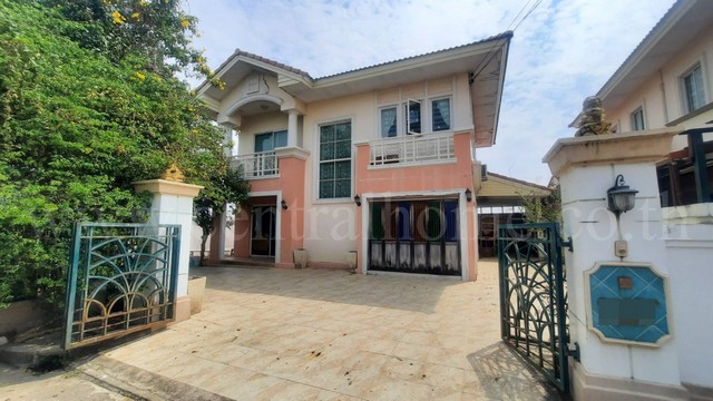 บ้านเดี่ยว บ้านภัสสร 7 รัตนาธิเบศร์ ใกล้รถไฟฟ้า MRT บางพลู 