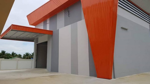 ขายแฟกเตอรี่สมุทรสาคร..แฟกเตอรี่ซอยมะขามหวาน ทันสมัยและแตกต่างเป็นทั้งโรงงาน,ออฟฟิศและบ้าน