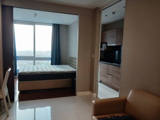 ปล่อยเช่า คอนโดติกรถไฟฟ้า The Metropolis Samrong Interchange 1 ห้องนอน ราคา 11,000 บาท