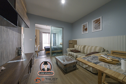 ให้เช่า คอนโด สมาร์ท ซี อ่อนนุช ตึก G ชั้น 3 ห้องมุม เฟอร์ฯครบ