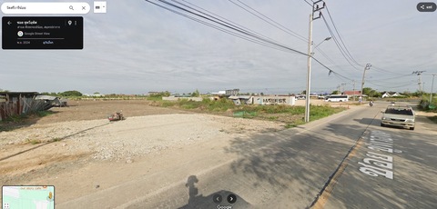 ขายที่ดินในซอยวัดศรีวารีน้อย สมุทรปราการ 2.5ไร่  ไร่ล่ะ 6.5ลบ