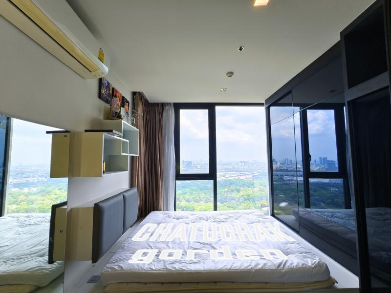 ขาย ให้เช่า คอนโด The Line JJ(จตุจักร-หมอชิต) วิวสวนจตุจักร ติด BTSหมอชิต เฟอร์+เครื่องใช้ไฟฟ้าครบ 