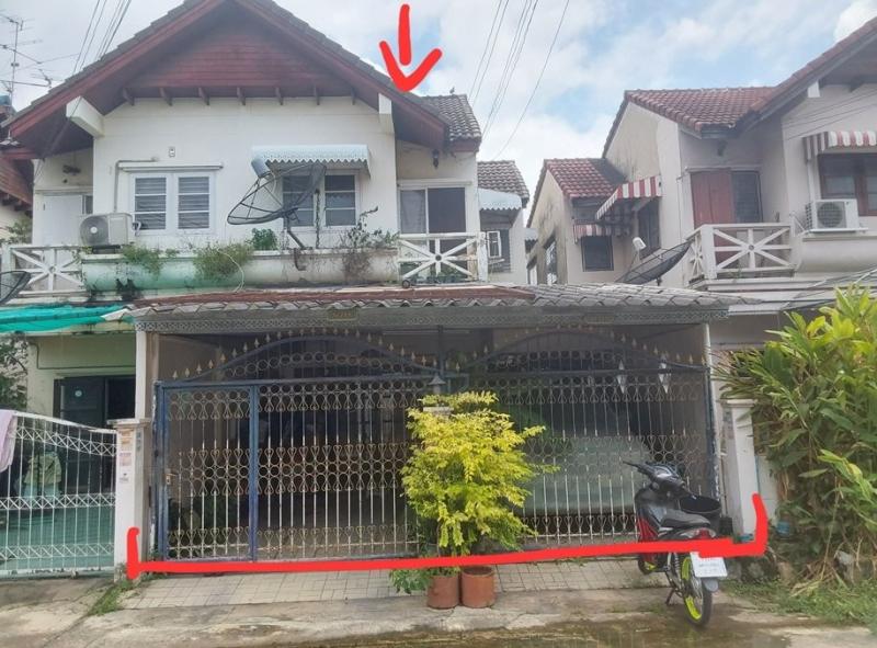 ขายบ้านแฝดมือสองเมืองนนทบุรี จังหวัดนนทบุรี โครงการ ริมสวน