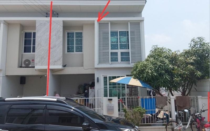 ขายทาวน์เฮ้าส์มือสองบางบัวทอง จังหวัดนนทบุรี โครงการ คุณาลัย บีกินส์ 1