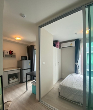 ขายพลัมคอนโด รามคำแหง 60 ขนาด 23 ตร.ม.   ห้องมุม  เฟอร์นิเจอร์ครบ