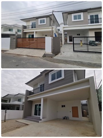 ขายบ้านเดี่ยว 2 ชั้น สร้างใหม่ พร้อมเข้าอยู่ โครงการบ้านอบอุ่น อำเภอบางบัวทอง จังหวัดนนทบุรี 