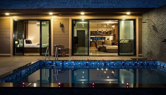 พูลวิลล่าชั้นเดียว ราคาพิเศษ สไตล์โมเดิร์น โซนสารภี 