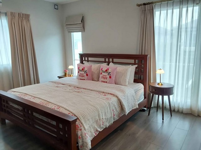 P605 ให้เช่า บ้านเดี่ยว โครงการ มัณฑนา ศรีนครินทร์-ร่มเกล้า Mantana Srinakarin-Romklao ถนนเคหะร่มเกล้า 6 ถนนร่มกล้า 24 บ้านว่าง 8 พ.ค 2568