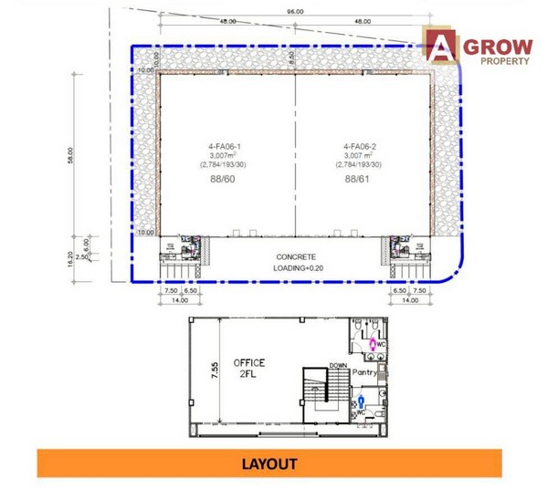 ให้เช่าโรงงาน Free Zone ขนาด 3,007 ตร.ม. เขตบางปะกง จ.ฉะเชิงเทรา