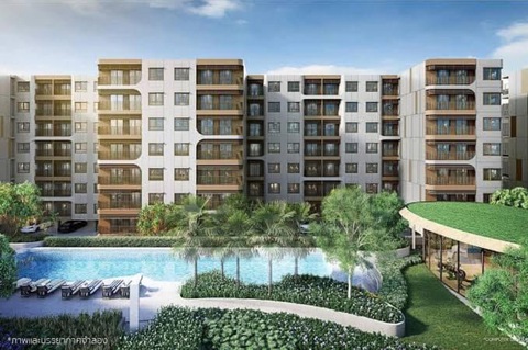 ขายใบจองด่วน เจ้าของย้ายไปอยู่ ตปท. Condo Escent Phuket (หลัง Central Foresta) ตึก B ชั้น 4 86,000฿