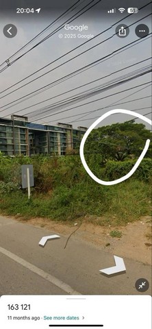 ที่ดินเปล่า หน้ากว้าง ติดถนนเลียบคันคลอง โซนสุเทพ    