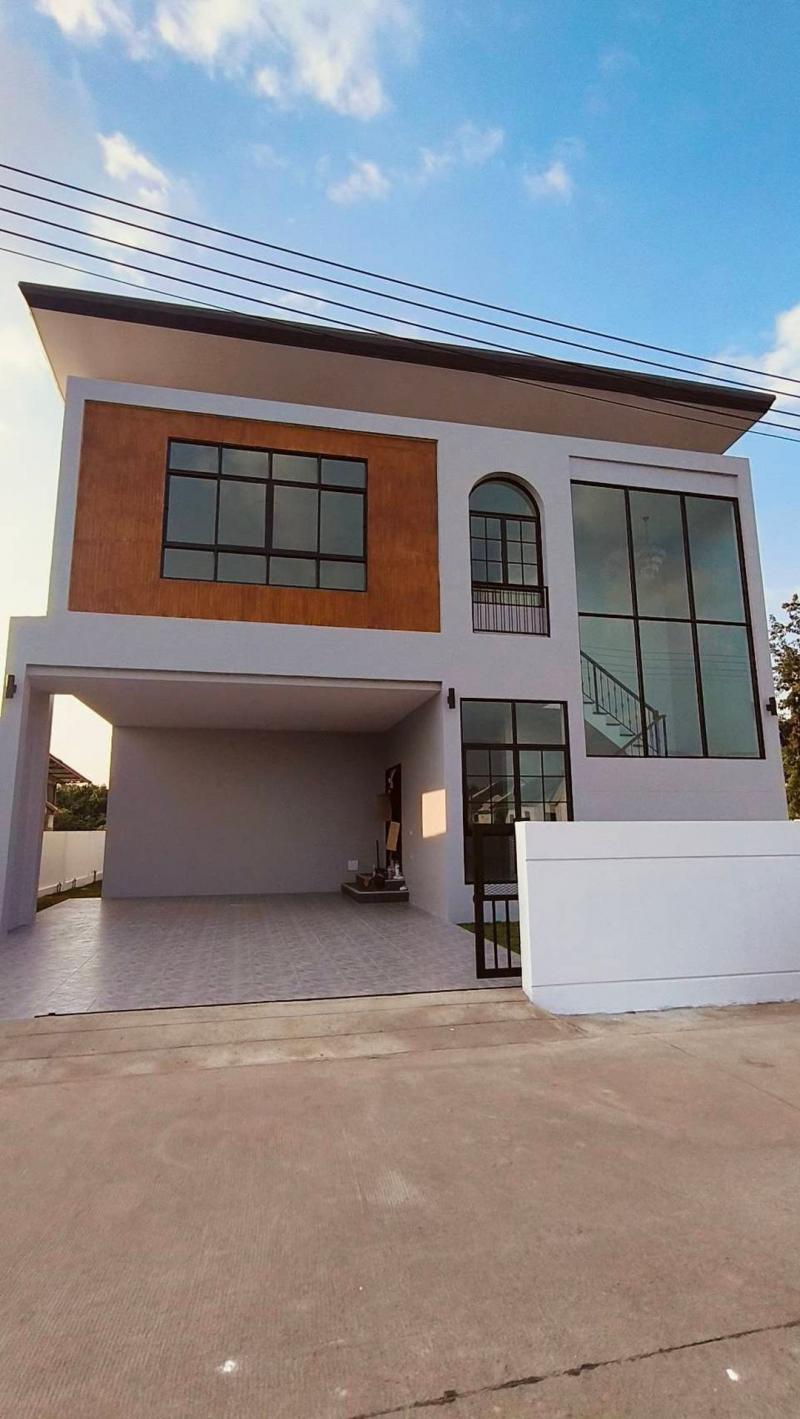 โซนสารภี ขายเพียง 3.89 ล้านบาท 74.9 ตรว. 4 นอน 4 น้ำ #หนองแฝก #บ้านสร้างใหม่ 2 ชั้น บ้านสวย ตกแต่งหรู โถงกว้าง เพดานสูง ปลอดโปร่ง โล่งสบาย