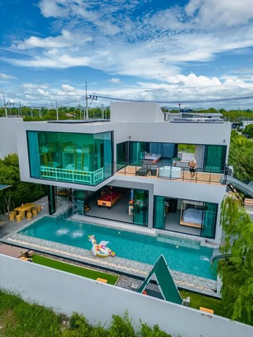 ขาย ให้เช่า บ้าน Pool Villa หัวหิน 100 ตรว บ้านสวย พูลวิลล่า วิวสวย