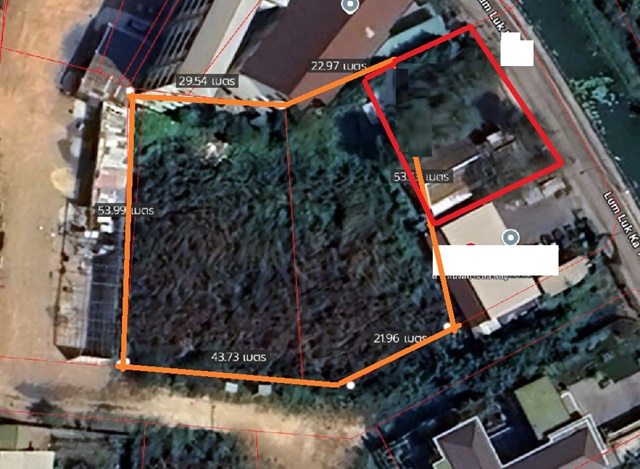 ถมแล้ว สนามกอล์ฟธูปะเตมีย์ 2.1 กม BTSคูคต เพียง 1.8 กม. ให้เช่าที่ดิน 2ไร่ .รพ.แพทย์รังสิต 4กม. ทำเลดี ใกล้  โลตัส ลำลูกกา คลอง 2 800ม.