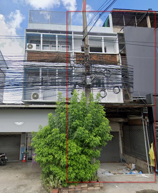 ขาย-เช่าอาคารพาณิชย์ 3.5 ชั้น เซ็นทรัล ฉะเชิงเทรา 2.8 กม. ปรับปรุง ทาสีใหม่ 25 ตร.วา.305 ตร.ม.3 นอน 2 น้ำ ทำเลดี ติดถนน แม่น้ำบางปะกง 