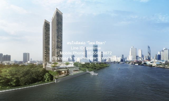 Condominium Chapter Charoennakhorn-Riverside 79 ตาราง.เมตร  70000 THAI BAHT   พร้อมให้คุณเป็นเข้าจอง