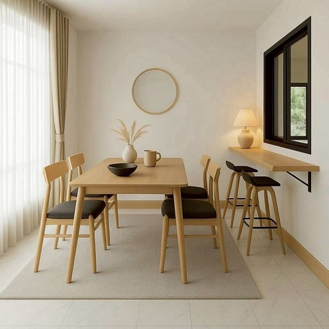 บ้านแฝดสร้างใหม่ สไตล์คอนเทมเพอรารี่ โมเดิร์น โซนหางดง