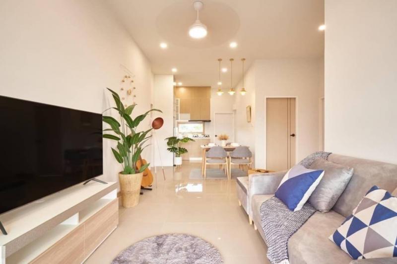 ราคาเริ่มต้นเพียง 3.69 ล้าน 105 ตรว. บ้านเดี่ยวชั้นเดียว #โซนลำพูน #สไตล์มินิมอล บรรยากาศเรียบง่าย เหมาะสำหรับการพักผ่อน เดินทางสะดวกสบาย