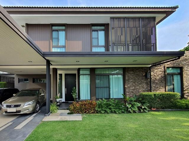 ให้เช่าบ้านเดี่ยว 2 ชั้น โครงการมัณฑนา เลค วัชรพล ถนนสุขาภิบาล 5 โซนทะเลสาบ ใกล้ทางด่วน