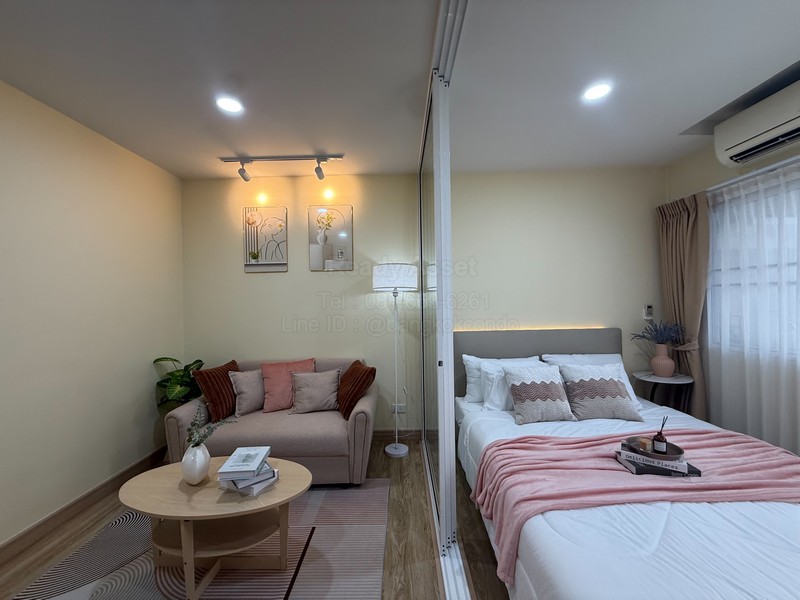 S68-01-005 ขายถูก คอนโด รัชดา เพรสทีจ ห้องสวยมาก ขนาด 32 ตรม 1ห้องนอน  1ห้องน้ำ ชั้น 2 ตึกA