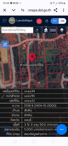 ที่ดินสวย ขายถูก ใกล้ BigC สัตหีบ อำเภอสัตหีบ จังหวัดชลบุรี ขนาด  4 ไร่