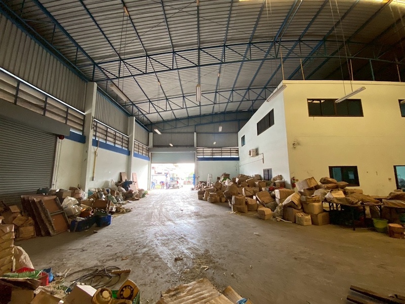 BST859 ให้เช่าโกดัง/โรงงาน พร้อมออฟฟิศ 2 ชั้น ต.คอกกระบือ อ.เมืองสมุทรสาคร จ.สมุทรสาคร