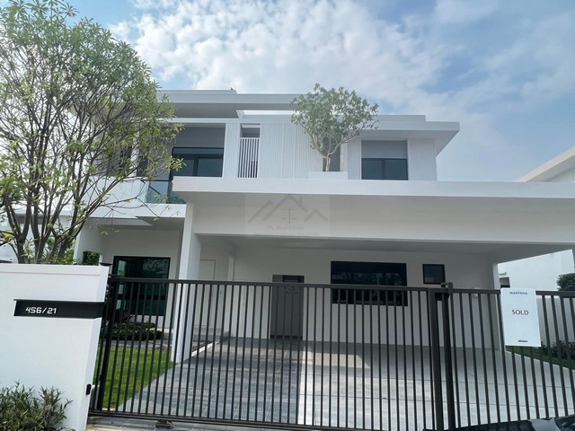 ขายบ้านเดี่ยว 2 ชั้น 89.4 ตรว. โครงการมัณฑนา บางนา กม 15 MANTANA Bangna km 15 บ้านใหม่ ติดถนนใหญ่ ทิศใต้รับลม