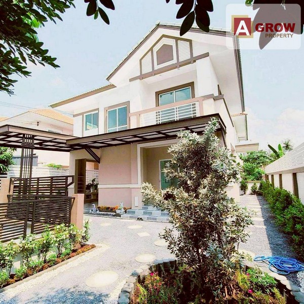 หมู่บ้านแลนซีโอ รามอินทรา-นวมินทร์ บ้านสวย หลังมุม ตกแต่งครบพร้อมอยู่