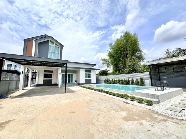  #Vายบ้านสวยพูลวิลล่า สไตล์นอร์ดิก ต.หางดง อ.หางดง จ.เชียงใหม่ 