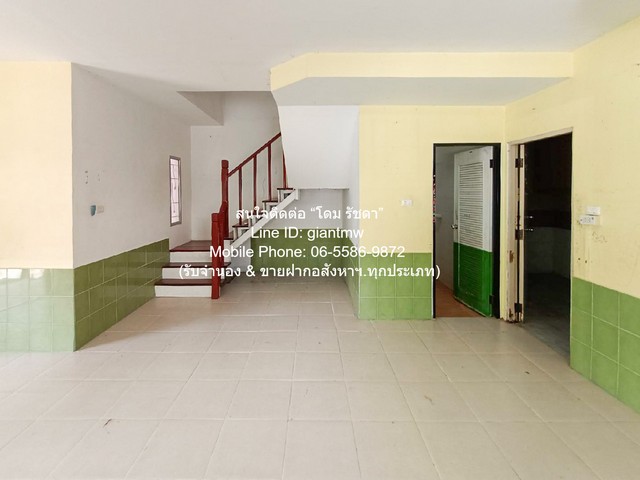 Townhome ขายทาวน์โฮม 2 ชั้น (หลังมุม) ในหมู่บ้าน แถวซอยสรงประภา ดอนเมือง 31.20 ตร.ว. 3 น 2 น้ำ 2 จอดรถ ราคา 3,079,700 บาท โครต-ถูก