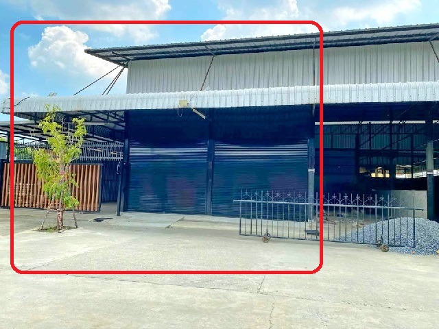 ให้เช่าโกดังท่าอิฐ 100ตร.ม. 30ตร.วา.MRTไทรม้า 3.1กม. เหมาะสำหรับโชว์รูม โรงกลึง ศูนย์กระจายสินค้า  วัดท่าอิฐ