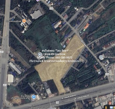 พื้นที่ดิน ขายที่ดินผังเมืองสีชมพู ใกล้ ถ.พุทธมณฑลสาย 7 และถ.บรมราชชนนี 16-2-25 ไร่ ราคา 132.50 ล้านบาท (8 ล้านบาท/ไร่) 16 Rai 2 ngan 25 ตาราง-วา 132500000 บาท ใกล้ แม่น้ำท่าจีน และวัดหอมเกร็ด (หลวงพ่อเพ้ง) คุ้มค่า เป็นที่ดินผืนใหญ่ที่อยู่ไม่ไกลจากกร