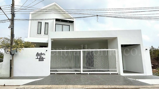 P1 บ้านเดี่ยว สไตล์นอร์ดิก หมู่บ้าน นครินทร์การ์เด้น สร้างใหม่ พร้อมตกแต่ง